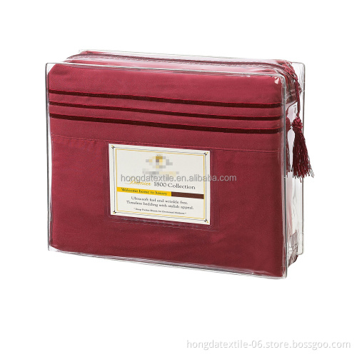 1500 Thread Count Egyptian Cotton Brushed Microfiber Bedding Sheets Set